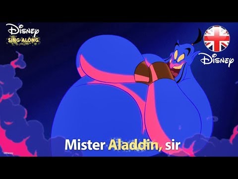 DISNEY SING-ALONGS | Friend Like Me - Aladdin Lyric Video | Official Disney UK