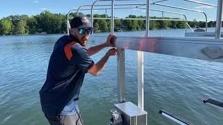 First Time Boat Lift Setup Tips- New Lift Or New Boat, Here’s Some Techniques to DIY! Max Lift Shown