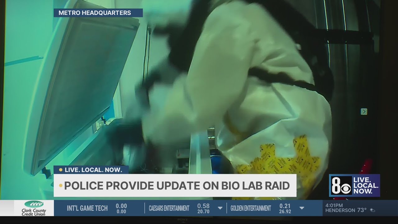 Video shows inside of suspected Las Vegas biolab raid; here's what we know