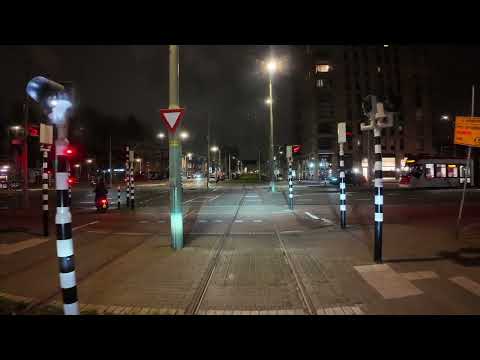 Inrukken van Strandweg Scheveningen naar remise Zichtenburg | Avenio | Den Haag Nederland | 4K POV