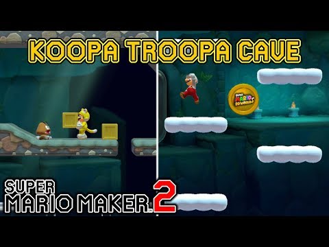 Super Mario Maker 2 - Awesome Koopa Troopa Cave Level from Super Mario 3D World