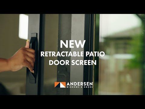 New Retractable Screen for Andersen Patio Doors | Andersen Windows