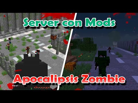 Carloscore - Servidor Apocalipsis Zombie | Armas, Rol, Hardcore...🔥 Minecraft No Premium Con Mods 1.18.2 ✅