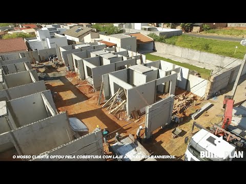 8 CASAS + MURO PRÉ-FABRICADO PRONTOS EM 16 DIAS - assista o vídeo até o fim!