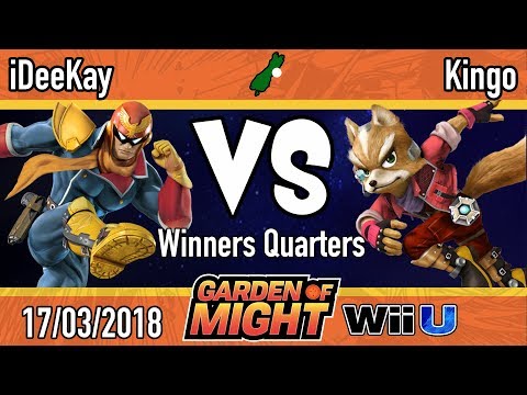 Garden of Might: iDeeKay (Captain Falcon) Vs. Kingo (Fox) - WQF Smash 4