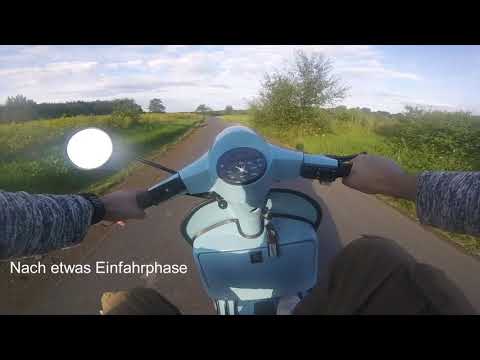 Probefahrt neuer Vespa Motor PX80, BGM 187, VAPE, BigBox Sport