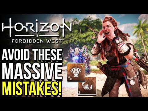 Horizon Forbidden West - 8 Massive Mistakes You Need To Stop Doing Right Now (HFW Tips & Tricks)