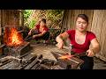 Blacksmith Girl Recycles Scrap Knives | Forging Old Knives to Sell at Market