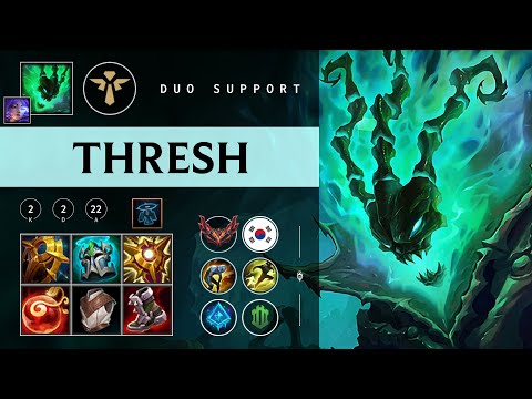 Thresh Support vs Pantheon - KR Grandmaster Patch 26.01