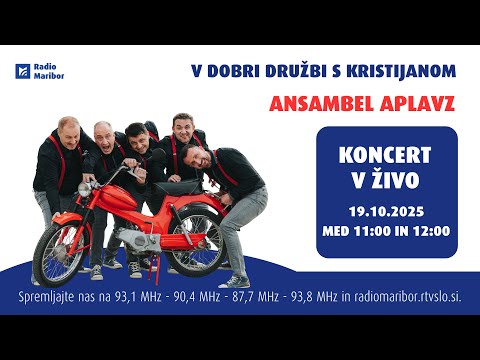 🎶 Ansambel Aplavz – v živo v oddaji V dobri družbi s Kristijanom 🎶
