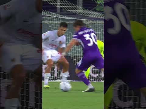 MASTANTUONO, the debut 🟣 #Mastantuono #Fiorentina #CoppaItaliaFrecciarossa #SerieA