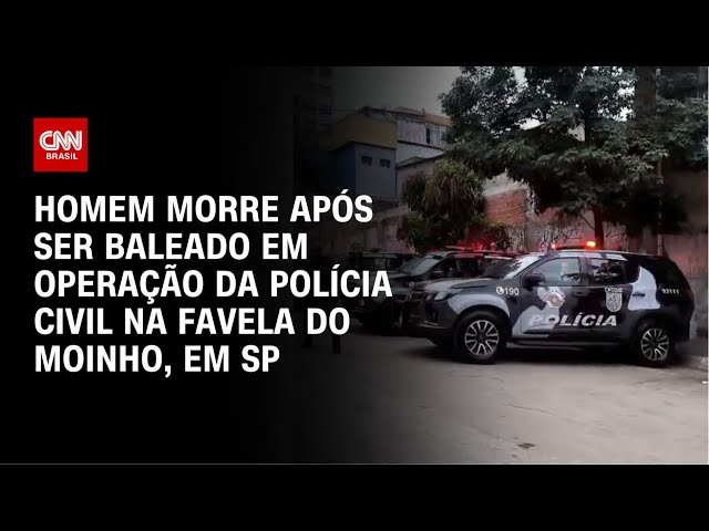 SP: Operação na Favela do Moinho deixa um morto | AGORA CNN