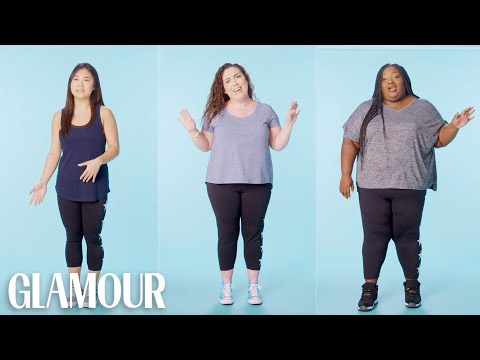 Women Sizes 0 Through 28 Try on the Same Leggings | Glamour