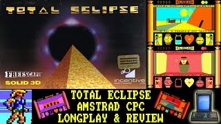 [AMSTRAD CPC] Total Eclipse - Longplay & Review