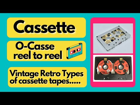 O-CASSE Reel-To-Reel And More Vintage Retro Types Of Cassette Tape Open Cassette Teac👇Historia Opis👇