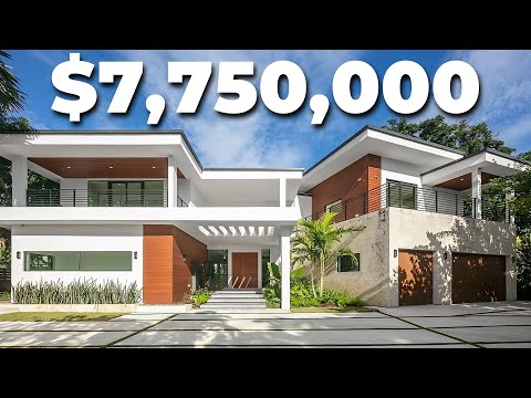 Touring a $7,750,000 Modern Waterfront Home! Fort Lauderdale, FL