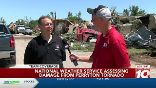 VIDEO: Perryton property impacted by Tornado, agencies coming together to help
