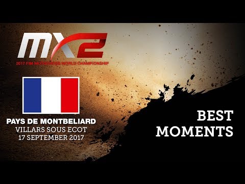Best Moments MX2 Qualifying Race - MXGP of Pays de Montbeliard 2017 - motocross