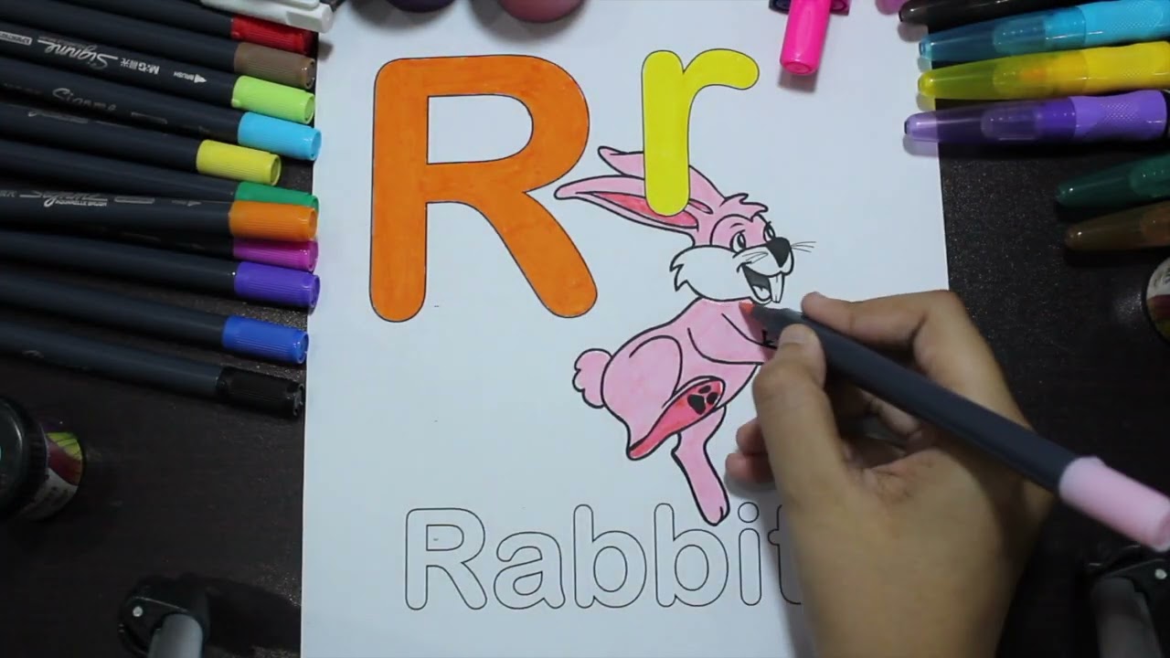 LETTER R is for Reviving your Resilience! | A -Z Colouring | LEARNING | Marker