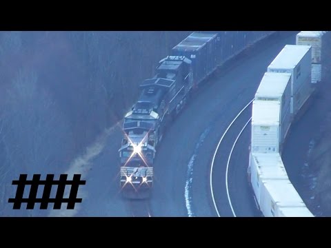 Norfolk Southern Railfanning at Horseshoe Curve in Altoona, PA