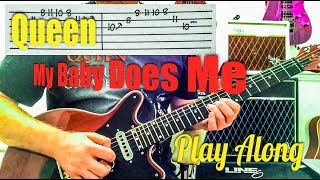 Queen - My Baby Does Me - Guitar Play Along (Guitar Tab)