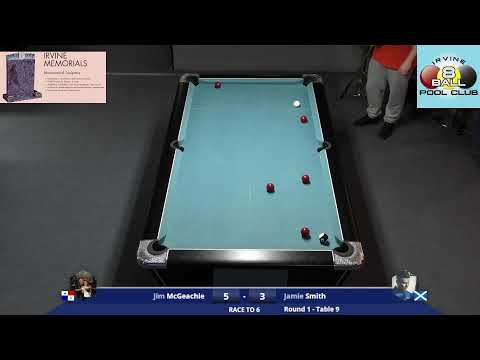 Irvine 8 Ball Club Singles Championship 2023 I Round 1