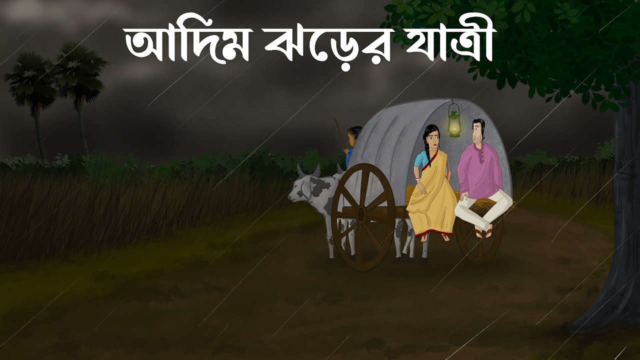 Adim Jhorer Jatri - The Haunted Traveler of the Storm | Scary Night | Bengali Horror Story | JAS