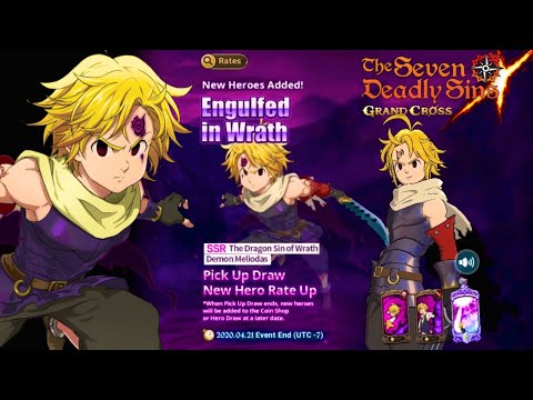 DEMON MELIODAS SUMMONS!! SEVEN DEADLY SINS GRAND CROSS