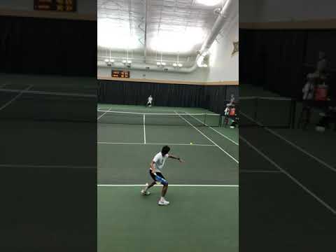 Constantin Frantzen gets the win over Siddhandt Banthia of Wake Forest