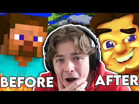 Minecraft Hater Reacts to ALL Minecraft Cinematic Trailers