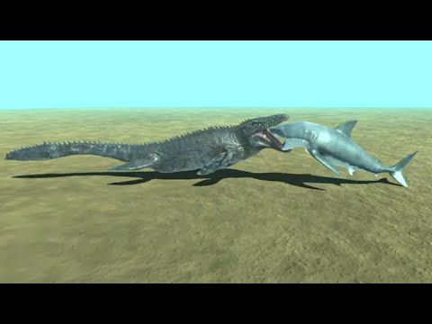MOSASAUR vs EVERY AQUATIC UNIT - Animal Revolt Battle Simulator
