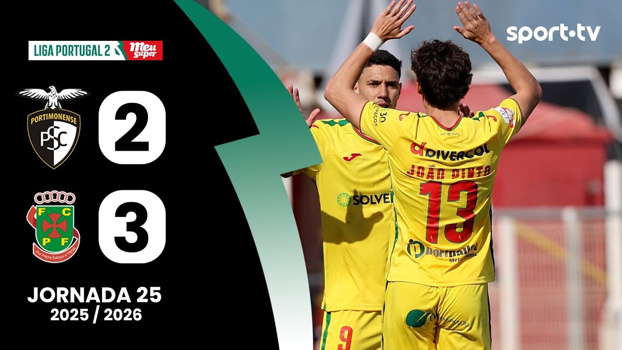 Portimonense SAD vs Paços de Ferreira Highlights