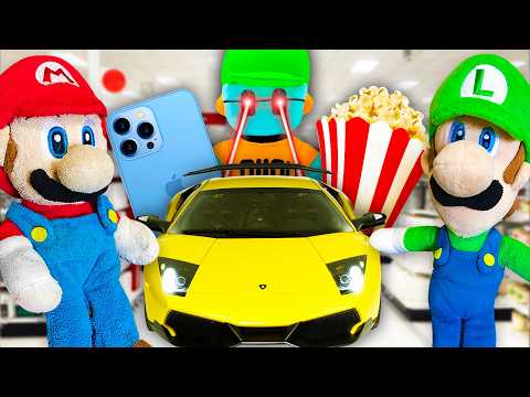 Crazy Mario Bros: Mario and Luigi Go To The Mall!