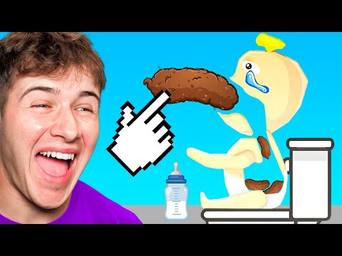 I Made BABIES Eat the GROSSEST Things in Eating Simulator