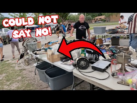 Could Not Pay These Flea Market Prices FAST ENOUGH 😳
