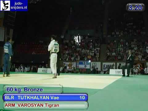 Judo 2009 Yerevan: Tutkhalyan (BLR) - Varosyan (ARM) [-60kg].