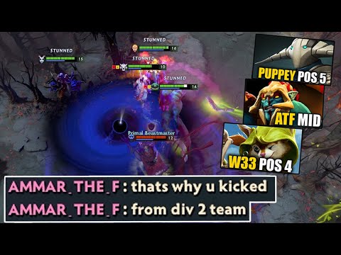 WTF THIS TRASHTALK GAME?!  W33 + ATF MID + PUPPEY SVEN POS 5