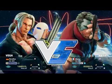 HeroOne ( Vega ) VS Akainu ( Nash ) HD 1080p 60fps - Street Fighter 5