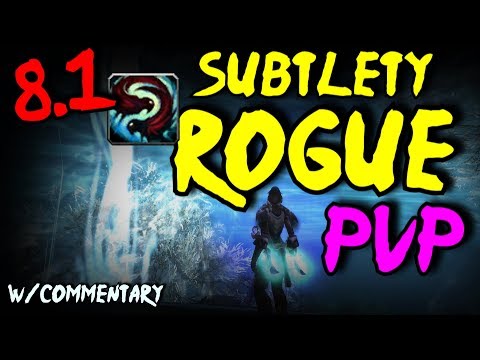 8.1 Subtlety Rogue PvP - BIG CC CHAINS! 2v2 Commentary