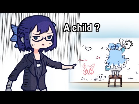 A Child in The Office【Hololive Animation Clip】