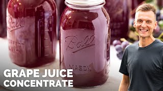 How to Can Grape Juice Concentrate (To Make Grape 