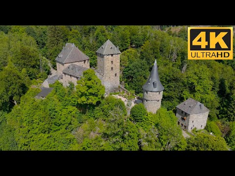 Château de Reinhardstein - Castle of Reinhardstein 4K © dji top footage