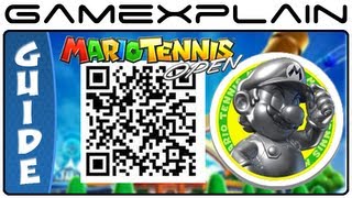 Mario Tennis Open - Metal Mario QR Code (Secrets Characters &amp; Unlockables)