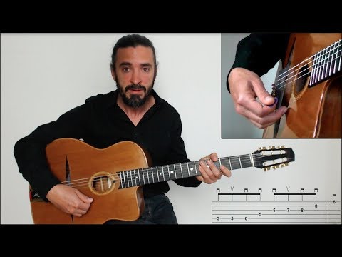 Gypsy Jazz right hand picking technique lesson