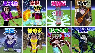 【Minecraft】上弦の鬼最強キャラランキング決定戦！！【鬼滅の刃】