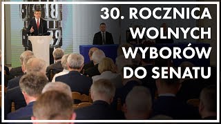 Przemówienie Marszałka Sejmu z okazji 30. rocznicy wolnych wyborów do Senatu
