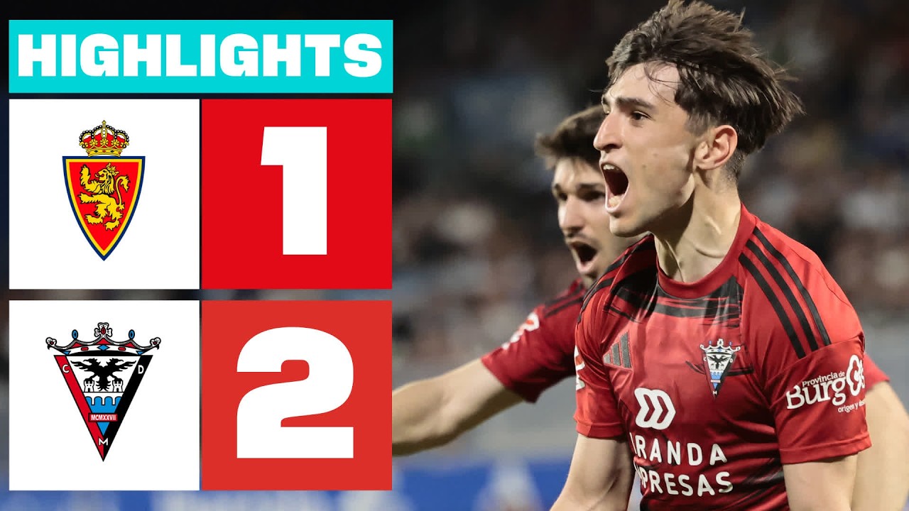 Real Zaragoza vs Mirandés Highlights