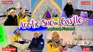 Explore the Arctic Snow Castle in Lapland, Finland - and experience the Ice Restaurant and Ice Bar