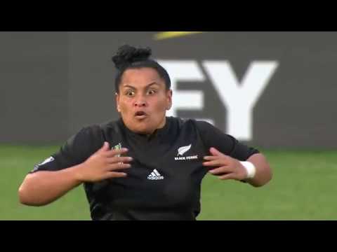 HAKA! New Zealand perform haka after winning the Women's Rugby World Cup