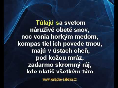 Elán - Zalúbený (karaoke z www.karaoke-zabava.cz)